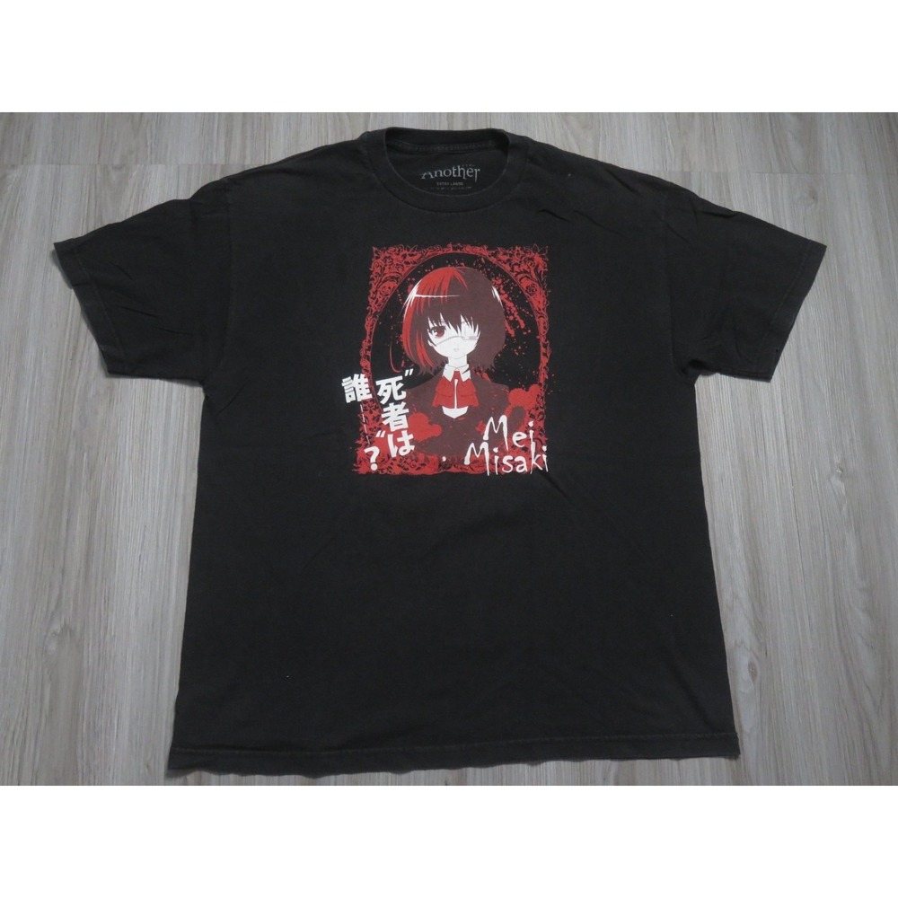 Vintage Another Anime Shirt Size XL Men Pre Owned Official RARE! Mei Masaki